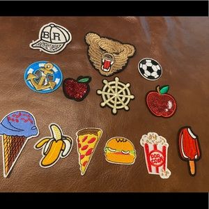 Set of 13 patches!Great for Jean jackets, hats etc
